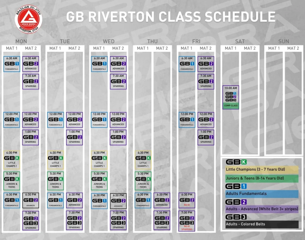 jiu jitsu classes schedule riverton