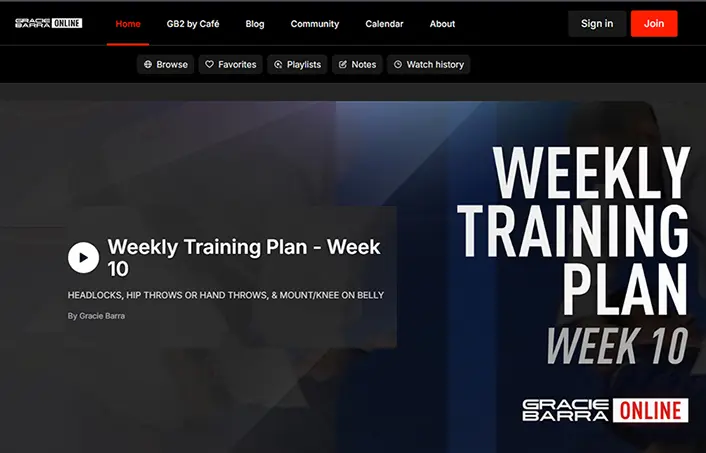 Gracie Barra Online digital Jiu-Jitsu training platform