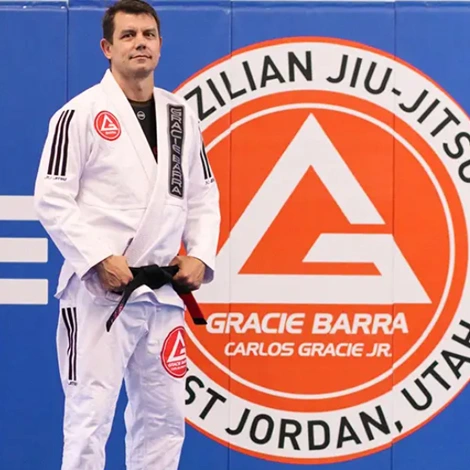 Prof. Gabriel Weinem, black belt professor at Gracie Barra Riverton