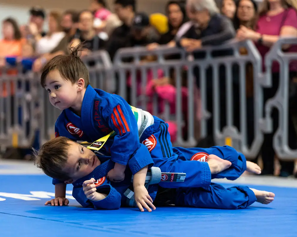 Gracie Barra Riverton competitor during a tournament match