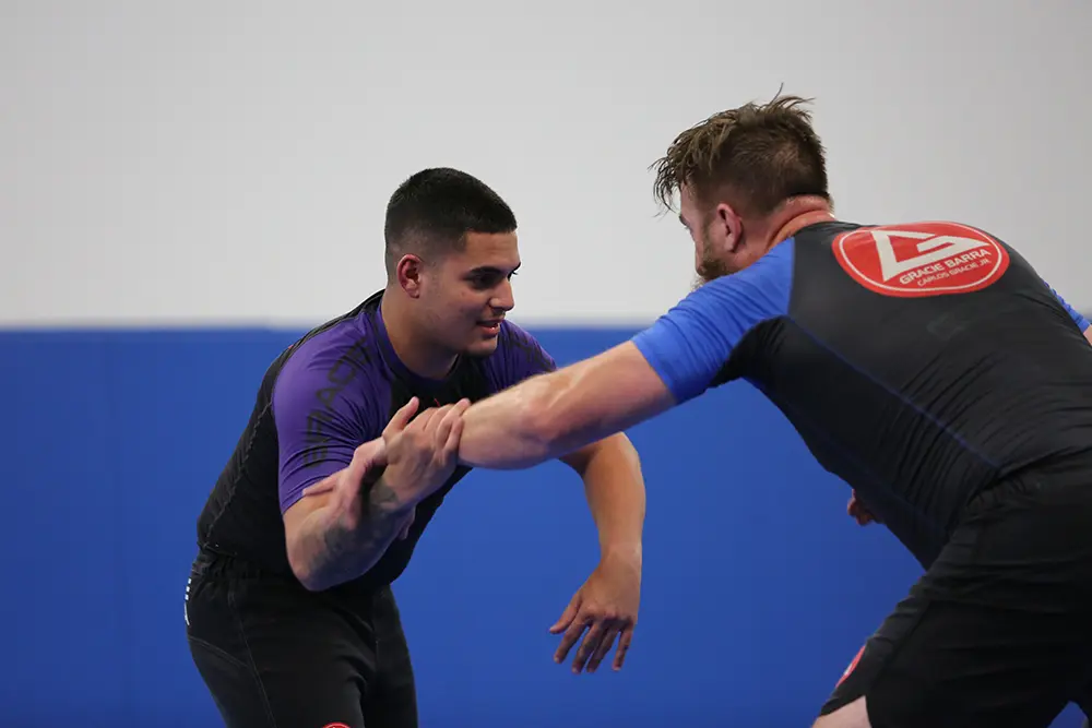 No-Gi grappling class at Gracie Barra Riverton in Riverton, Utah